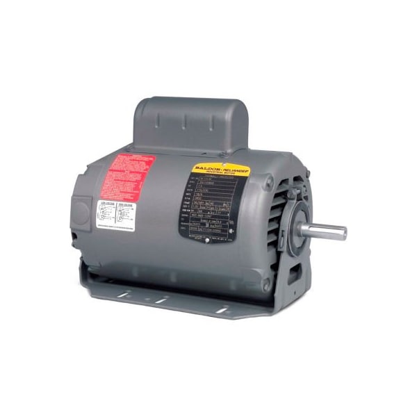 Baldor-Reliance Motor, .5HP, 1725RPM, 1PH, 60HZ, 56, 3416L, OPEN, F1, N RL1323A - main